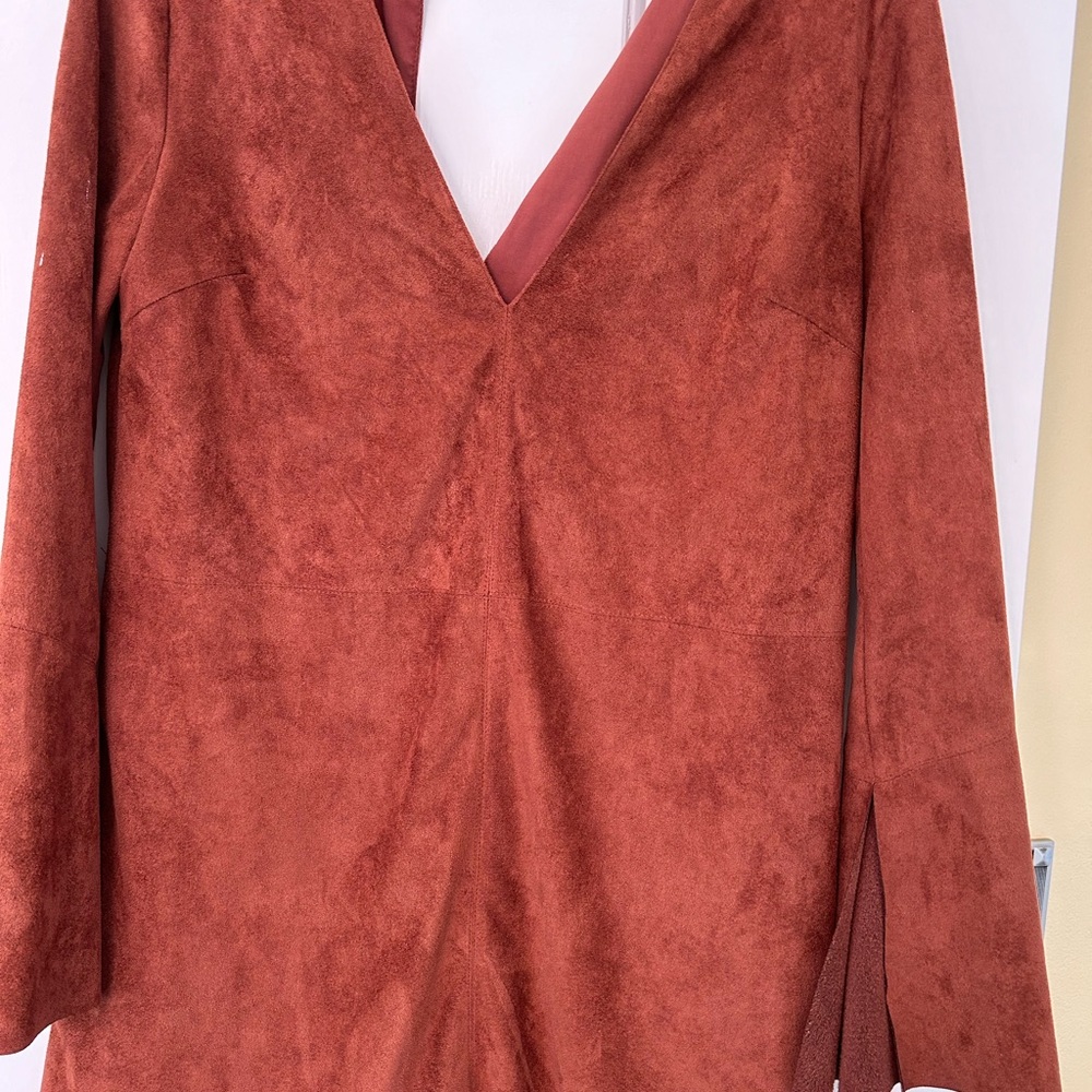 ASTR faux suede ladies dress.